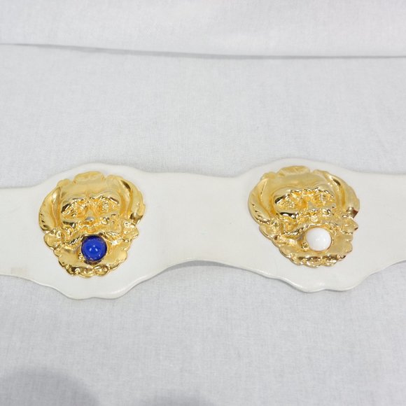 Vintage Judith Leiber Leather Belt with Adorned Li main image 5